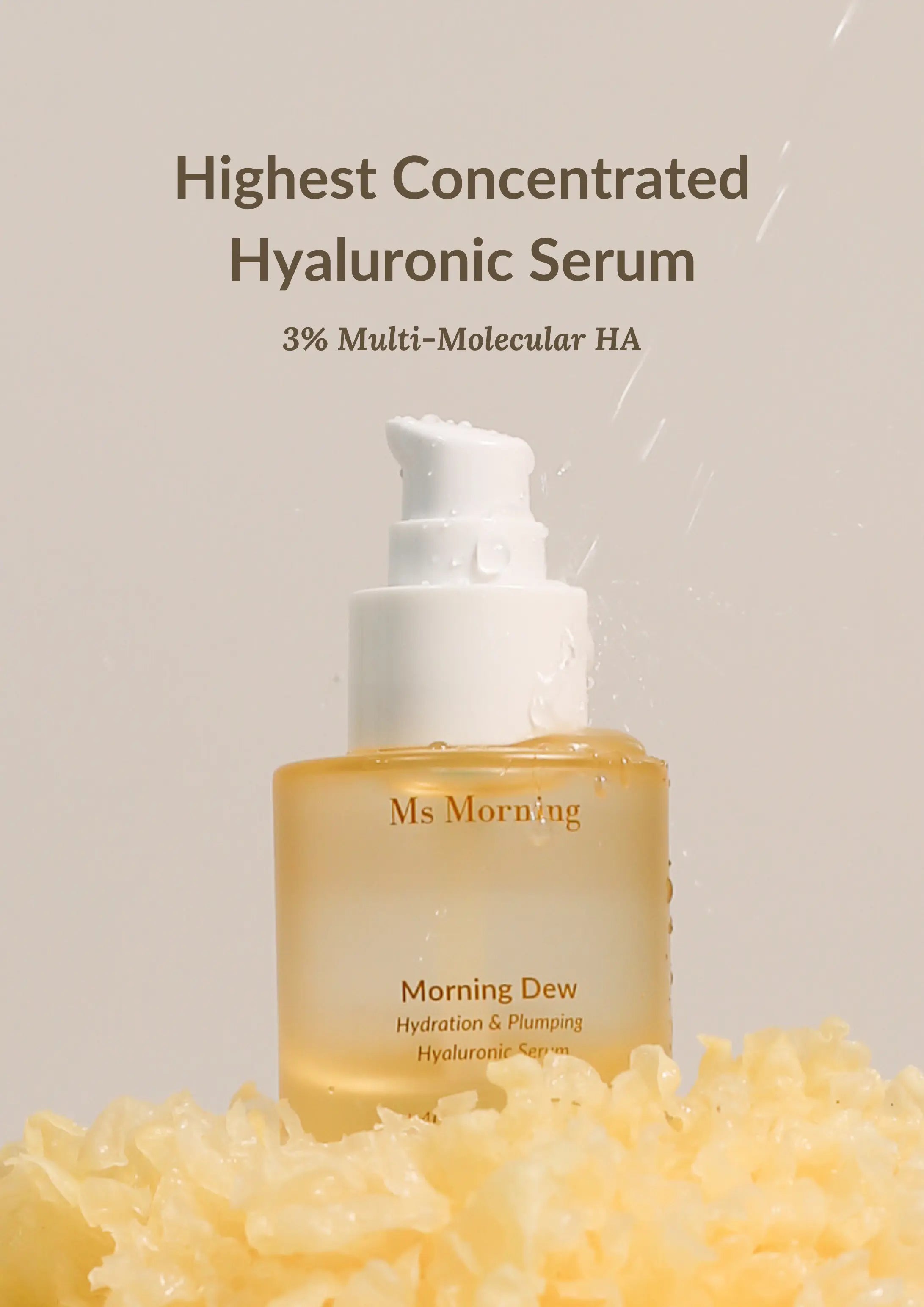 Morning Dew Hydration & Plumping Hyaluronic Serum Ms Morning