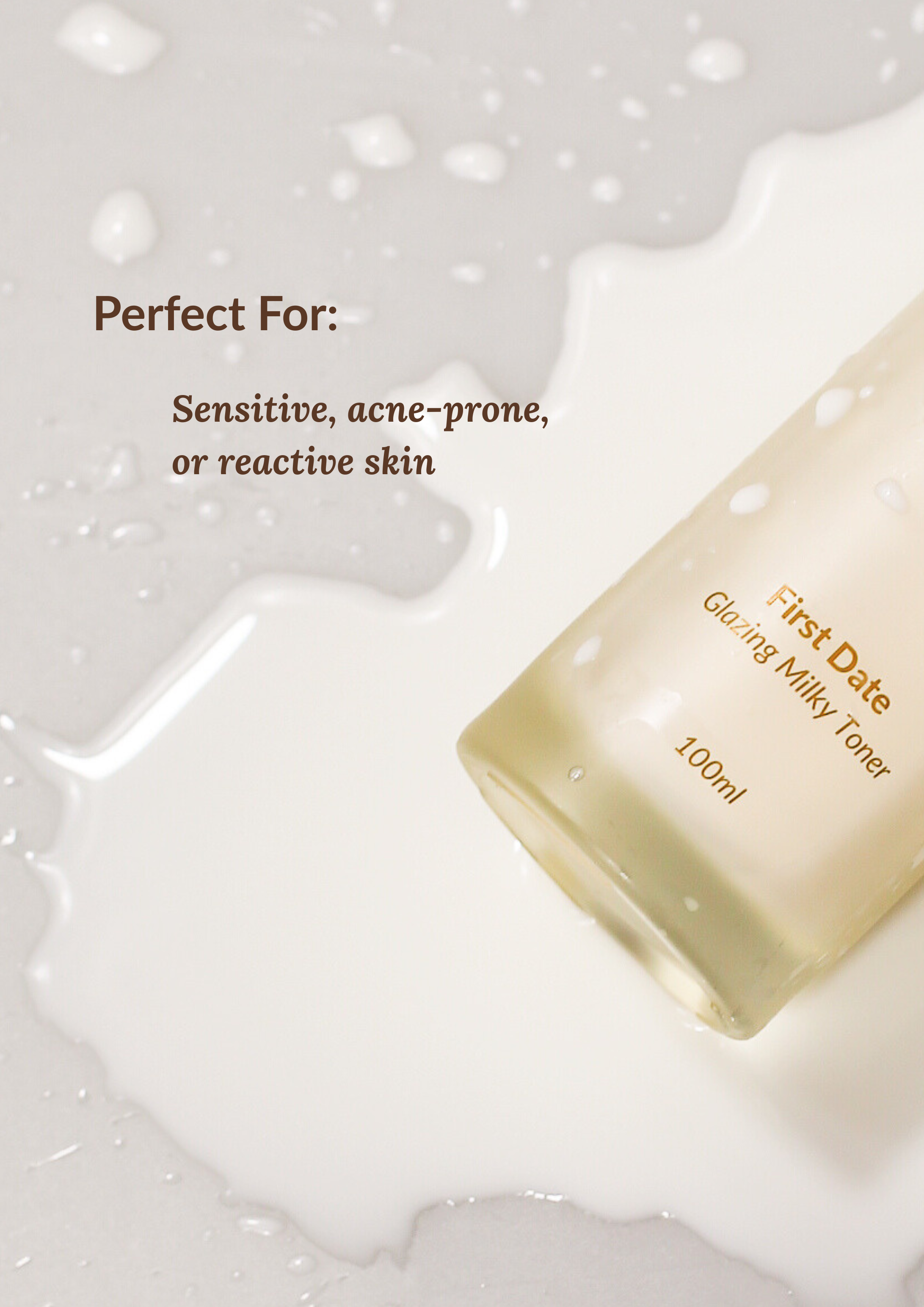 First Date Glazing Milky Toner (All-IN-ONE) Ms Morning