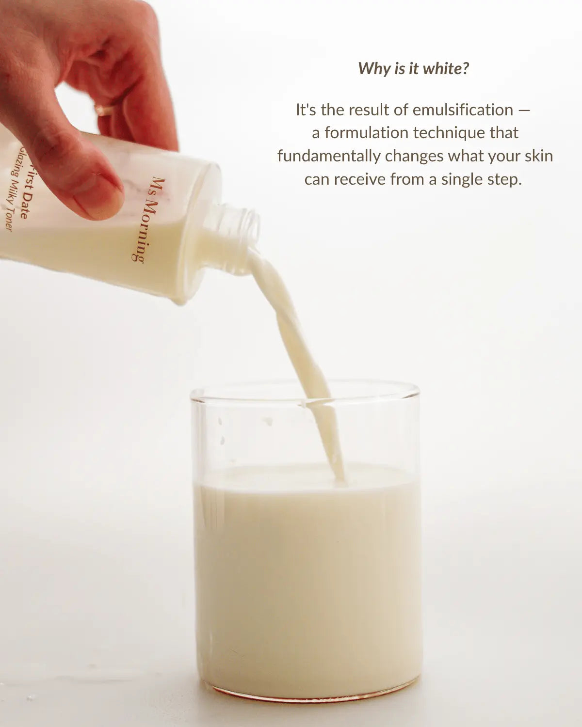 First Date Glazing Milky Toner