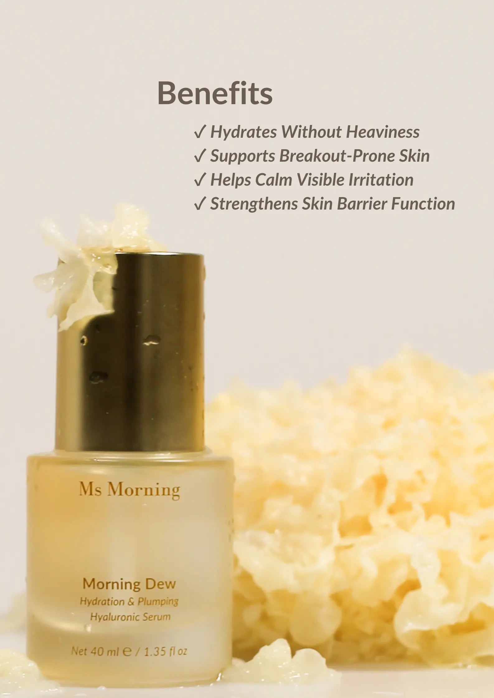 Morning Dew Hyaluronic Serum Ms Morning