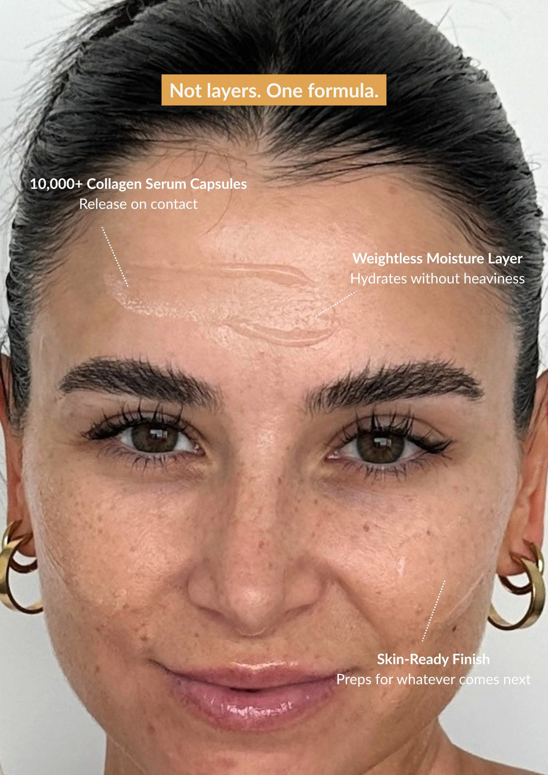 Ms Morning Dawn Break Moi-starter 3-in-1 collagen serum moisturiser primer